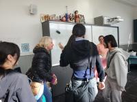 今日からお世話になるファミリーと対面